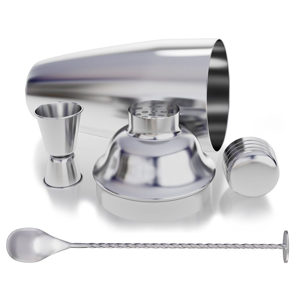 Professional 4-Piece Cocktail Mixer Set with Stand (KM-AMS1 ) 3 2