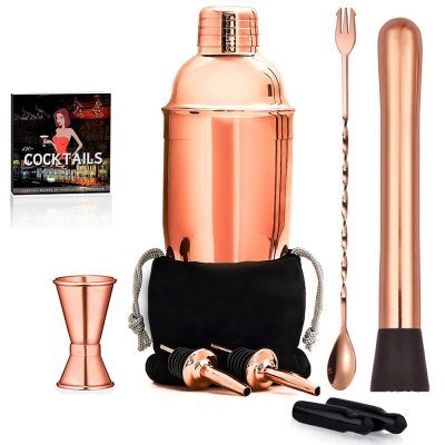 Bartender Kit Shaker 8-Piece Cocktail Mixer Set 4 4 1