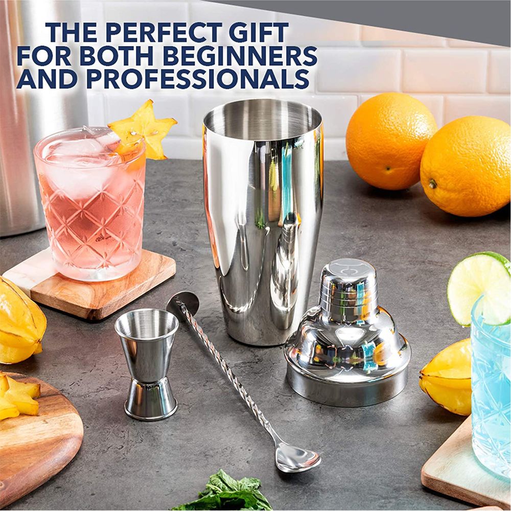 Professional 4-Piece Cocktail Mixer Set with Stand (KM-AMS1 ) 5 4