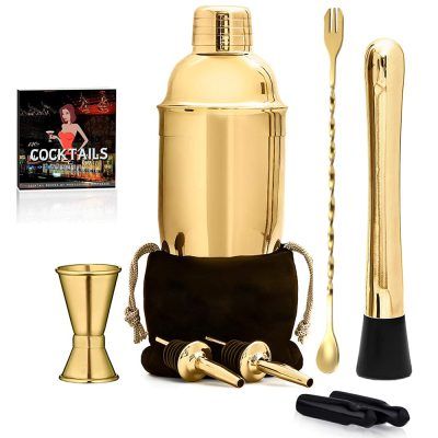 Bartender Kit Shaker 8-Piece Cocktail Mixer Set 6 6 1